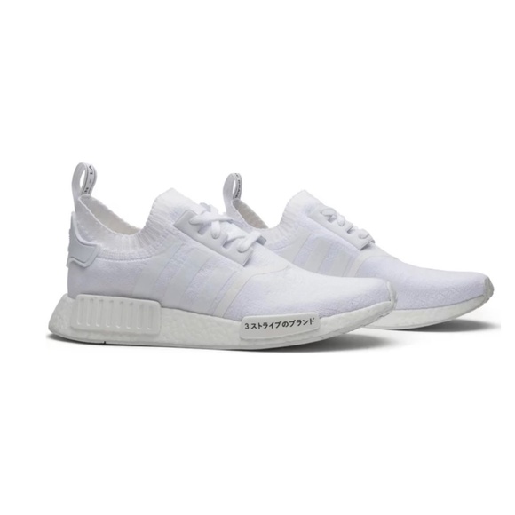 Adidas 2017 NMD_R1 Primeknit 'Japan Triple White' ultraboost sneakers - Picture 2 of 10